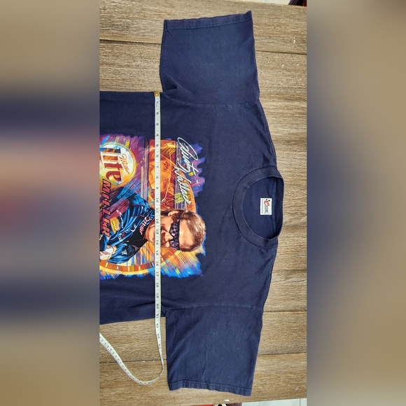 🏁 NASCAR Rusty Wallace Miller Lite Racing Graphic T-Shirt Men's Size L 🏁 - Picture 4 of 7